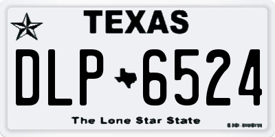 TX license plate DLP6524