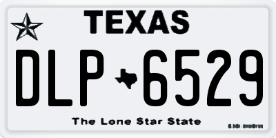TX license plate DLP6529
