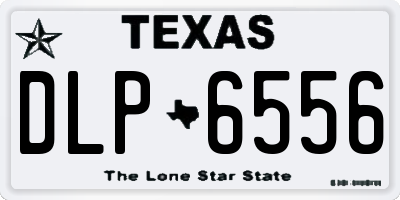 TX license plate DLP6556