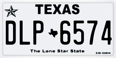 TX license plate DLP6574