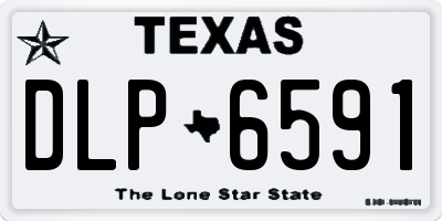 TX license plate DLP6591