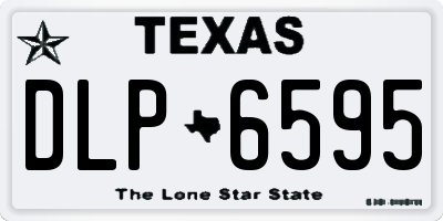 TX license plate DLP6595