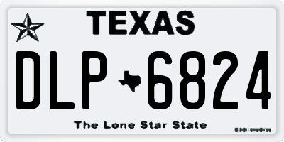 TX license plate DLP6824