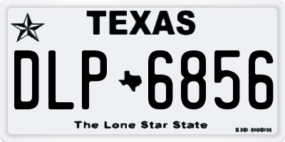 TX license plate DLP6856