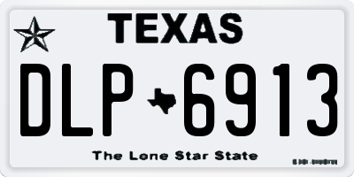TX license plate DLP6913