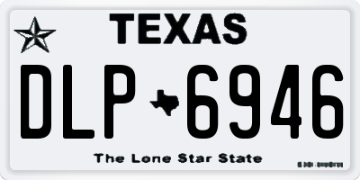 TX license plate DLP6946