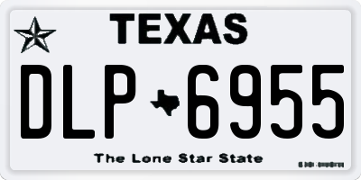 TX license plate DLP6955