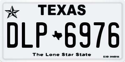 TX license plate DLP6976