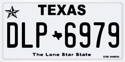 TX license plate DLP6979