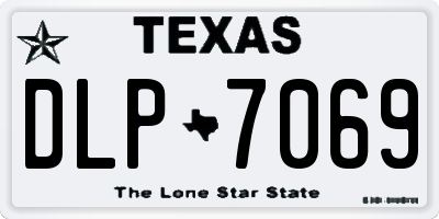 TX license plate DLP7069