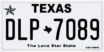 TX license plate DLP7089