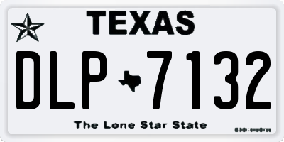 TX license plate DLP7132