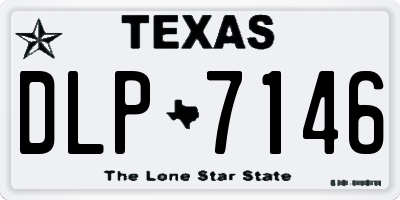 TX license plate DLP7146