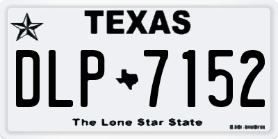 TX license plate DLP7152