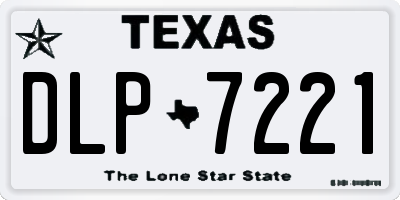 TX license plate DLP7221