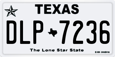 TX license plate DLP7236
