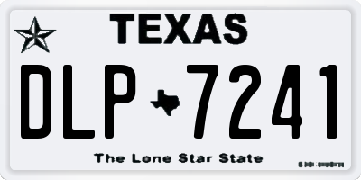 TX license plate DLP7241