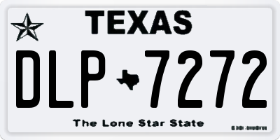 TX license plate DLP7272