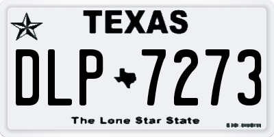 TX license plate DLP7273