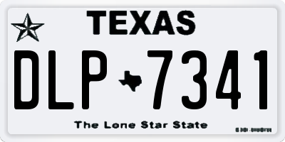 TX license plate DLP7341