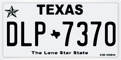 TX license plate DLP7370