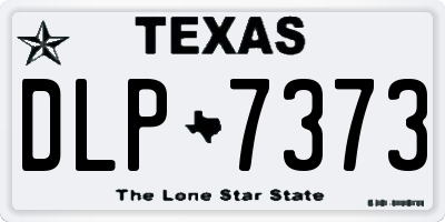 TX license plate DLP7373