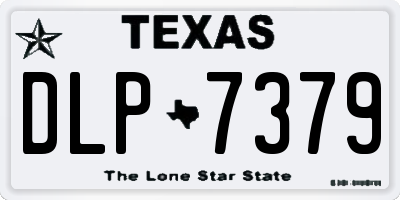 TX license plate DLP7379