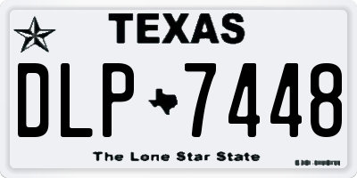 TX license plate DLP7448