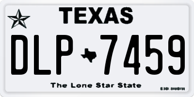 TX license plate DLP7459