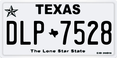 TX license plate DLP7528