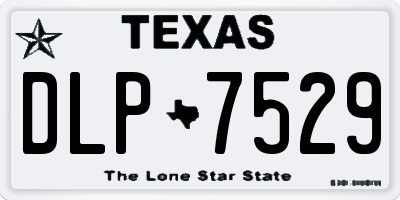 TX license plate DLP7529