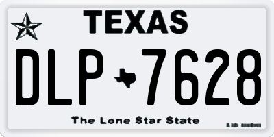 TX license plate DLP7628