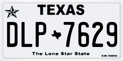 TX license plate DLP7629
