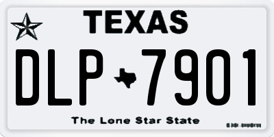 TX license plate DLP7901
