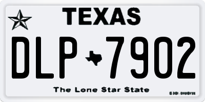 TX license plate DLP7902