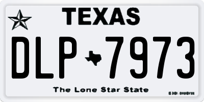 TX license plate DLP7973