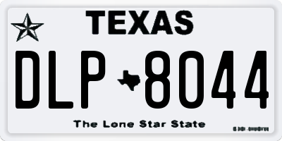 TX license plate DLP8044