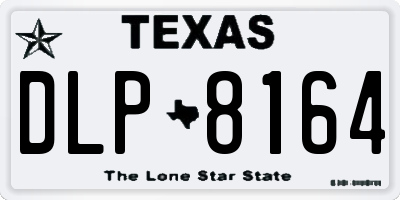 TX license plate DLP8164