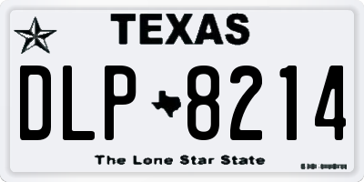 TX license plate DLP8214
