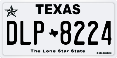 TX license plate DLP8224