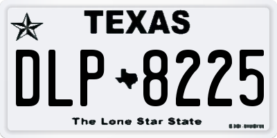 TX license plate DLP8225