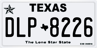 TX license plate DLP8226