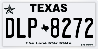 TX license plate DLP8272