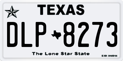 TX license plate DLP8273
