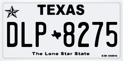 TX license plate DLP8275