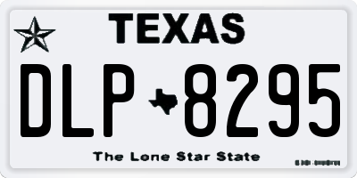 TX license plate DLP8295