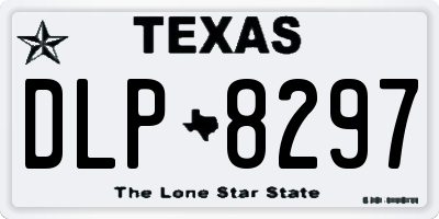 TX license plate DLP8297
