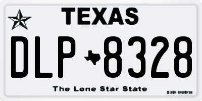 TX license plate DLP8328