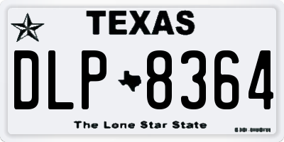 TX license plate DLP8364