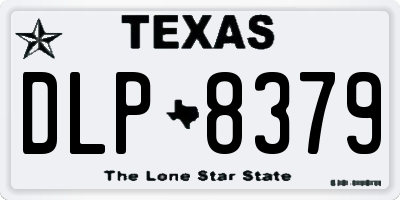 TX license plate DLP8379